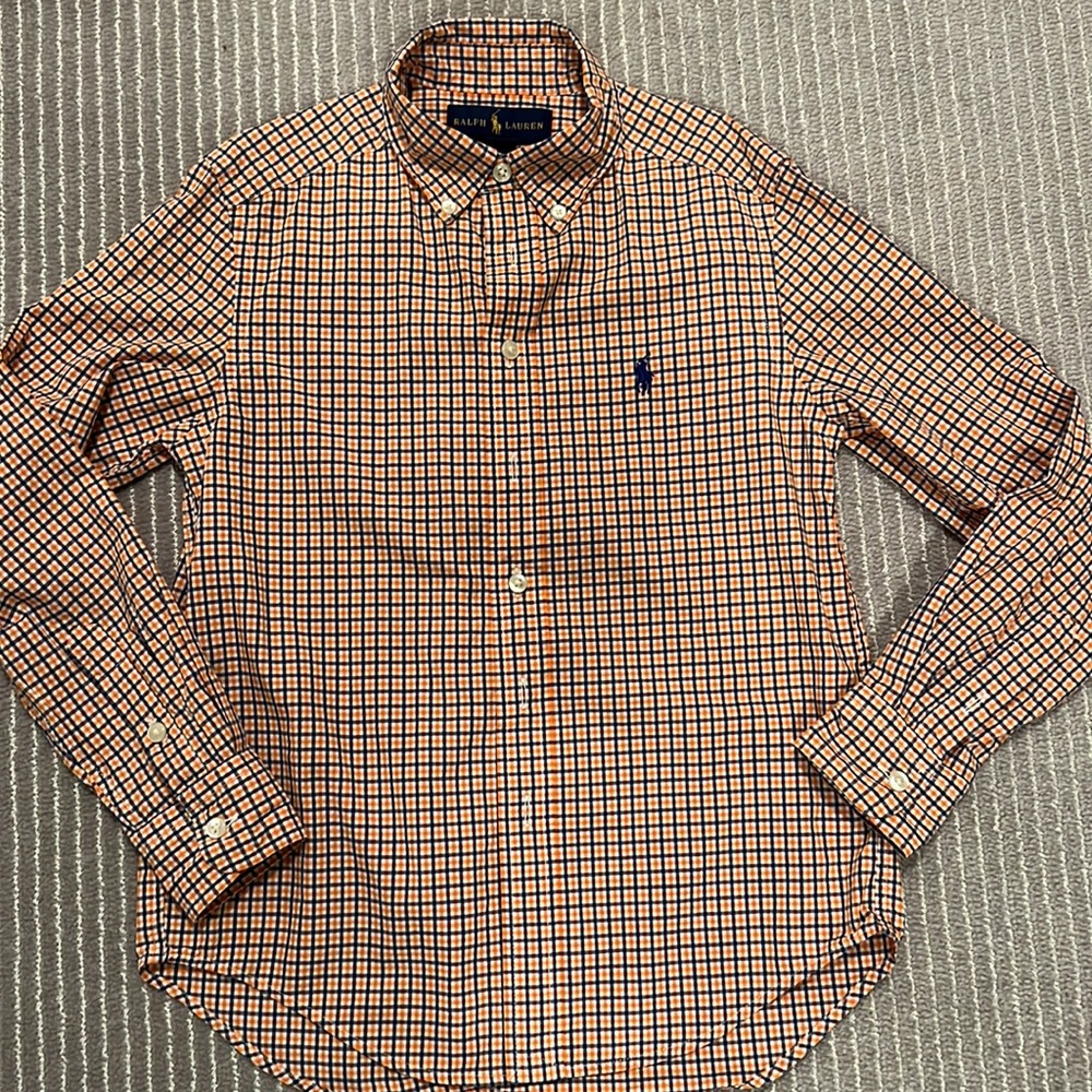 Ralph Lauren boys Small (8) button down shirt.